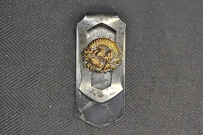 Steel Flame Bushido Dragon Tail W/3D Bronze Dragon Money Clip New! • $550