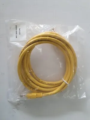 $5.95 • Buy Ethernet Network  Crossover  Cable Rj45 Cat 5 Yellow Brand New 2m