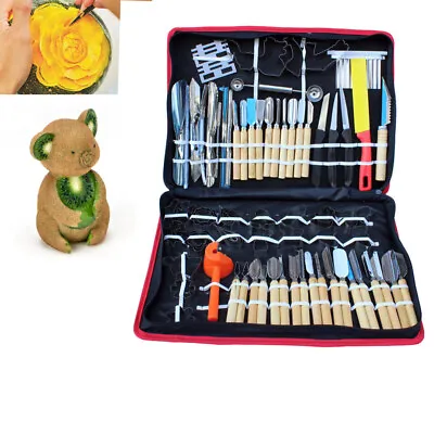 Vegetable Fruit Carving Chiseling Tool Knife Set 80pcs For Kitchen Dining Tool • $24.70