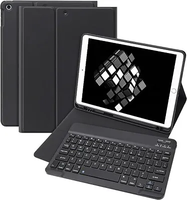 GOKOCO IPad 10.2 Inch Backlit Keyboard CaseAnti-slip Slim Protective Case With • £27.99