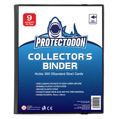 Protectodon Trading Card Binder 9-Pocket Folder Album For CCGs Holds 360 Cards • £14.99