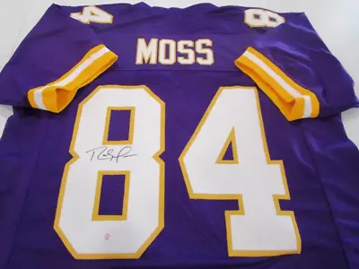 Randy Moss Of The Minnesota Vikings Signed Autographed Football Jersey PAAS COA • $294