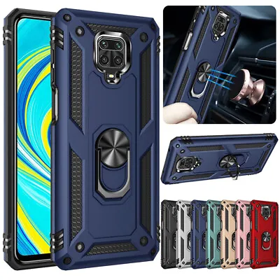 For Xiaomi Redmi Note 8 9s 10 11 Pro Max Shockproof Hard Case Ring Holder Cover • £5.95