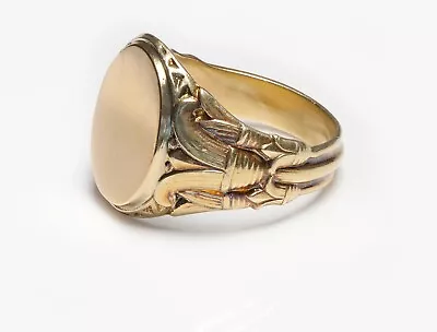 Antique Lambert Bros Gold Men's Ring • $4975