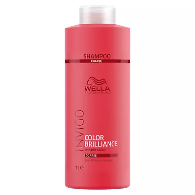 £17.74 • Buy WELLA INVIGO COLOR BRILLIANCE Shampoo Coarse For Strong Hair 1000ml