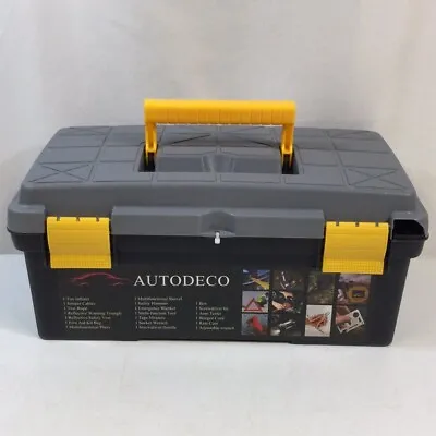 Autodeco Black All In One Roadside Car Emergency Assistance Kit 98 Pieces • $79.99