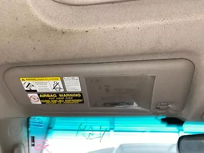 Used Left Sun Visor Fits: 2003 Toyota 4 Runner Primary W/illumination Left Grade • $88.34