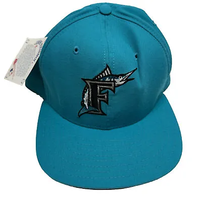 Vintage Florida Marlins Snapback Hat New Era MLB Pro Model 90’s Logo USA NWT • $35.97