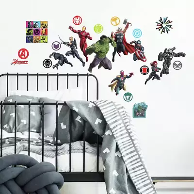 Classic Avengers Wall Decals For Kids Personalized Decor Stickers Room ArtNew • $21.73