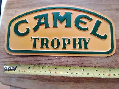 Camel Trophy Rear Roof Rack Plaque Plate • £80