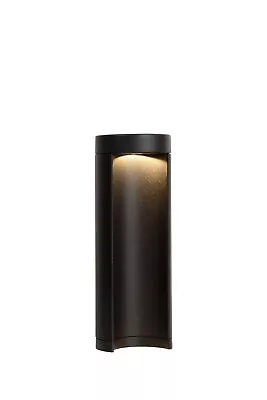 Lucide COMBO IP54 Outdoor LED Black Bollard Light In 1x9W Garden Patio Lamp • £104.95