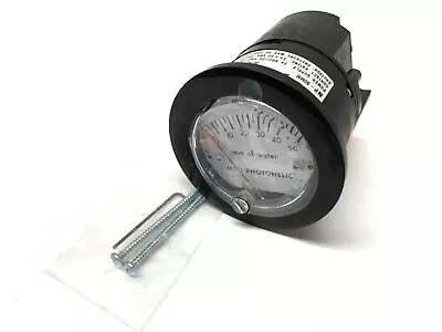 Dwyer MP-50MM Mini-Photohelic Differential Pressure Gauge Switch 0-50mm Of Water • $455