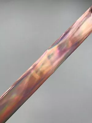 100cm Holographic Rose Gold Nail Art Foil Mirror Transfer Foil UK • £1.89