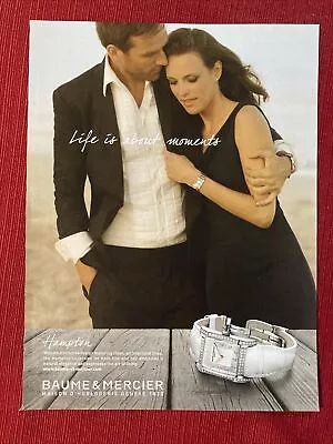 Baume & Mercier Hampton Watch 2012 Print Ad - Great To Frame! • $6.95