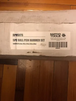 Matco Tools 5 Piece Ball Pein Hammer Set • $299
