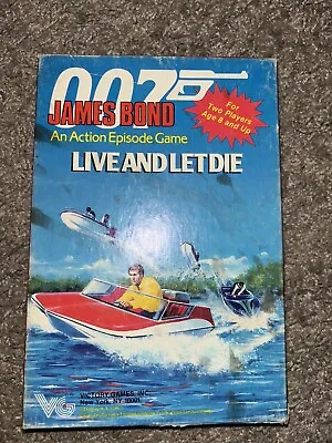 Action Episode 007 James Bond Live & Let Die Victory Games/Avalon Hill 1985 • $19.99