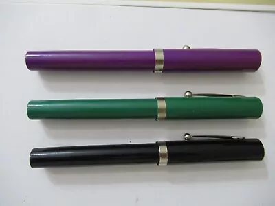 Sheaffer Vintage Pen No Nonsense Fountain Pen Lot Purple Green Black 3 Pens • $7.33