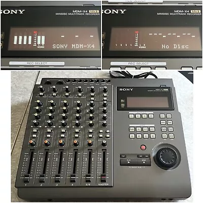 Sony MDM-X4 MkII Minidisc Multitrack Recorder 4-track (powers Up See Details) • $85