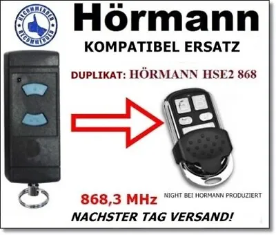 Hörmann HSM2 HSM4 Compatible Handheld Transmitter 868.3MHz Clones. Not Made By • £18.24