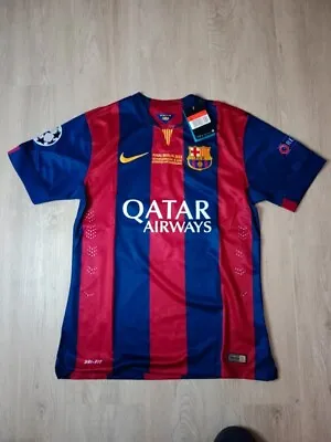 Barcelona Champions League Final 2015 Jersey Retro Messi • $42