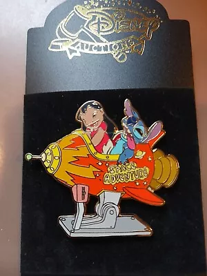 Stitch And Lilo Disney Auctions Pin Le Da On Rocket Ride Space Adventure Vhtf • $79.99