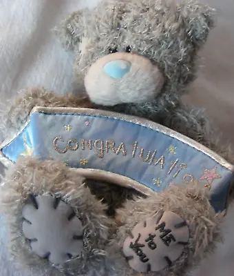  Me To You Teddy Holding Blue Congratulations Banner. 5.5  Sitting. Story Book. • £3.75