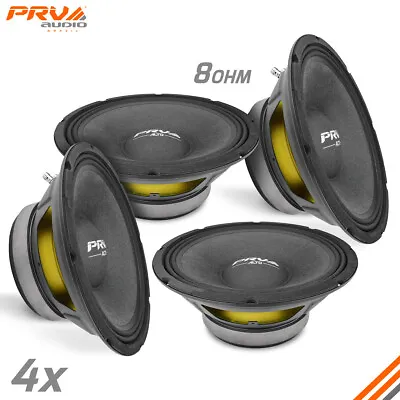 4x PRV Audio 10MR650A Midrange 10  Speaker 8 Ohms 10in PRO Car Audio 650 Watts • $319.64