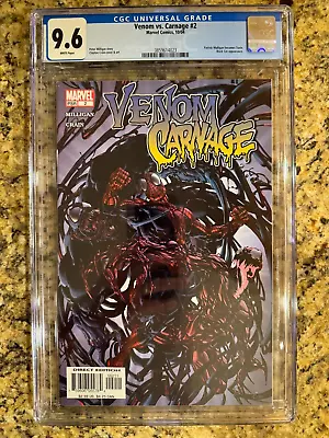 Venom Vs Carnage #2 Cgc 9.6 Nm+ / 1st Toxin / Marvel Comic • $99.99