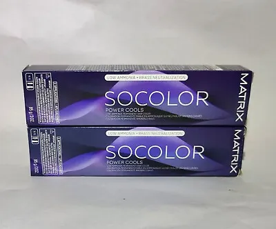 💙 2 LOT Matrix SoColor Permanent Hair Color 4VA 4.21 Dark Brown Violet Ash 💙 • $16.95