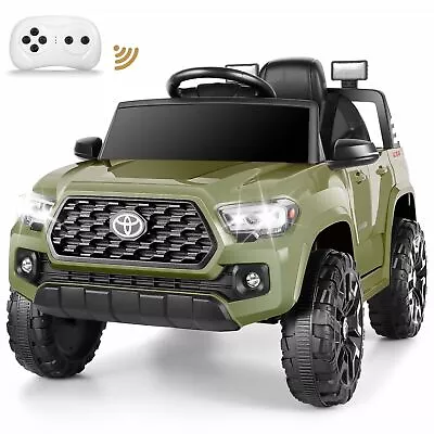 12V Ride On Truck Battery Powered Licensed Toyota Tacoma Electric Car For Kids • $155.99