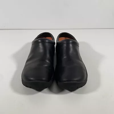 Merrell Encore Nova Smooth Black Leather Clogs Women Size 8 - EXC COND • $34.99