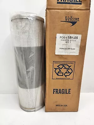 New Old Stock! Velcon Synthetic Oil Filter Fos-618pl05 • $114.95