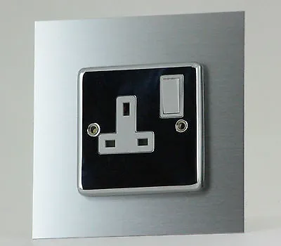 £4.30 • Buy SINGLE Light Switch Plug Socket Coloured SURROUND - Available In 16 Colours