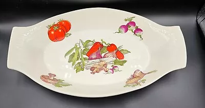 Vintage Norsk Flint Egersund Serving Dish Vegetables Norway 10.5 L X 6 W • £14.41