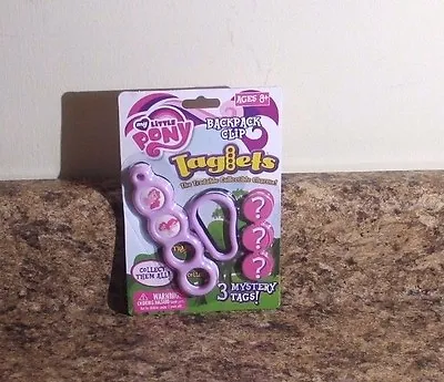 My Little Pony Taglets Backpack Clip Pinkie Pie 3 Mystery Tag Charms  NEW • $6.95