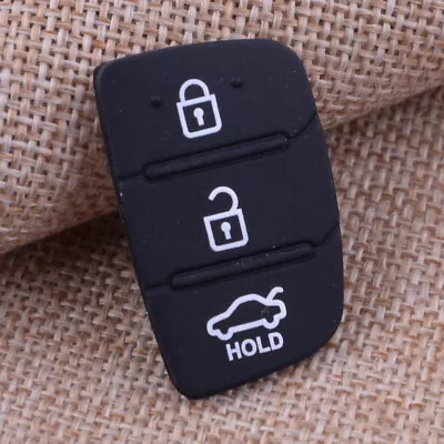 $10.29 • Buy 3 Button Rubber Remote Key Button Pad Cover Fit For Hyundai I20 Creta 2011-2019