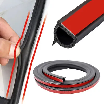 300CM Car Door Trunk Rubber Seal Strip Sound Insulation Weatherstrip Accessories • $22.97