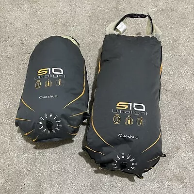 Quechua S10 XL/L Sleeping Bags X 3 Camping Hiking Holiday Travel Summer • £28