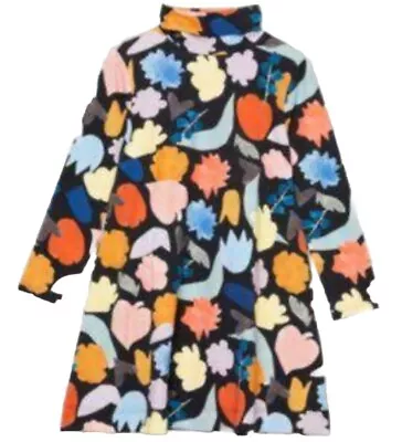 Gorman Multicoloured Floral Pollinate Jersey Swing Tunic Dress - Size 8-10 • $49.99