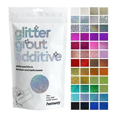 Glitter For Grout Additive ANTI-MOULD 100g For Tiles Mosaic Bathroom FINE Hemway • $17.37