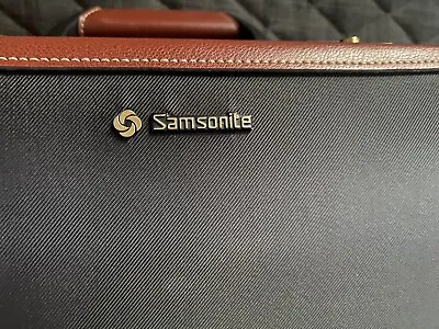 Vintage Samsonite Leather Vanity Luggage Holdall Lockable Case-  • £38.98