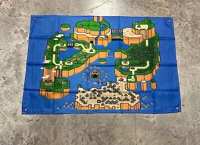 Super Mario World Map Custom Wall Flag Tapestry 2 X 3 Ft SNES • $12.99