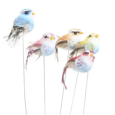 Cute And Plump Assorted Artificial Mushroom Birds • $18.36