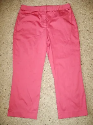 SIGRID OLSEN Women's Pants; Stretch With Spandex; Pink; Size 6 • $11.99