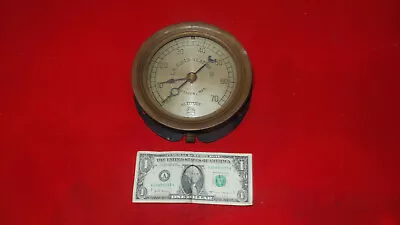 Vintage National Steam Specialty Altitude Gage W/Advertising • $79