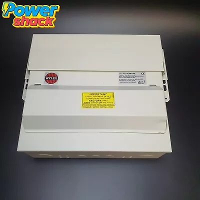 £50 • Buy Wylex FALNM1106L 11 Way With 100A Main Switch Meter Cabinet Consumer Unit