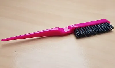 PINK Comb Backcombing Hair Brush Duralon Range Professional PINK X 1 • £2.57
