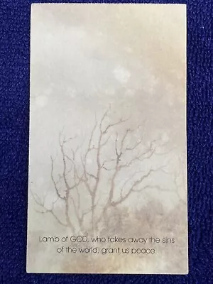 $1.50 • Buy Vintage Catholic Holy Prayer Card…Lamb Of Goid