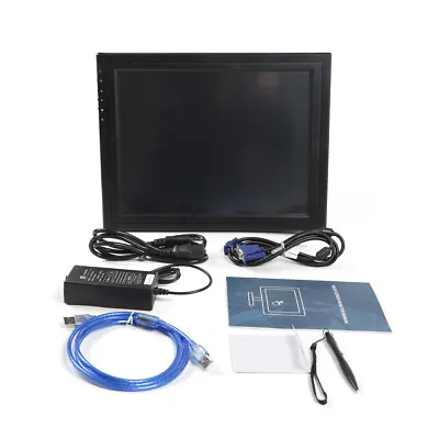 17 Inch LCD Display Touch Screen VGA Monitor 1280*1024 USB With HDMI For POS/PC • $127.30