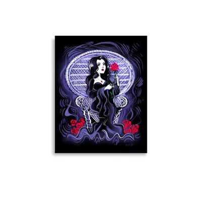 Morticia Addams Illustrated Poster • $23